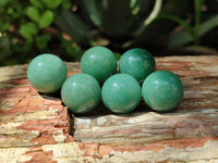 Polished Mini Aventurine Sphere-Balls  - Sold Per Item - From Zimbabwe - Toprock Gemstones and Minerals