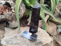 Polished Blue Iolite Points x 2 From Madagascar - Toprock Gemstones and Minerals