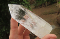 Polished Clear Quartz Crystal Points x 3 From Madagascar - Toprock Gemstones and Minerals