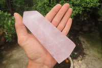 Polished Rose Quartz Points x 3 From Madagascar - Toprock Gemstones and Minerals