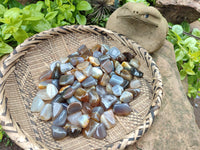 Polished Botswana Agate Tumbled Stones - Sold Per KG - From Botswana - Toprock Gemstones and Minerals