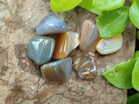 Polished Botswana Agate Tumbled Stones - Sold Per KG - From Botswana - Toprock Gemstones and Minerals