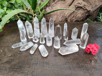 Polished Clear Quartz Crystal Points x 35 From Madagascar - Toprock Gemstones and Minerals