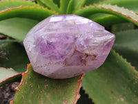 Polished Smokey Amethyst Window Quartz Point-Prism x 3 From Akansobe, Madagascar - Toprock Gemstones and Minerals