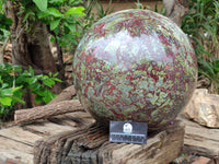 Polished Extra Large Bastite Dragons Blood Stone Sphere-Ball x 1 From Tshipise, South Africa - Toprock Gemstones and Minerals