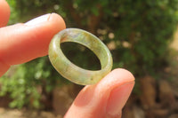 Polished Solid Indian Agate Gemstone Rings - Sold Per Item - From India - Toprock Gemstones and Minerals