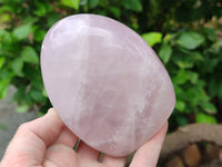 Polished Rose Quartz Standing Free Forms x 3 From Madagascar - Toprock Gemstones and Minerals