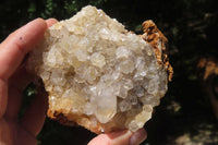 Natural Limonite Quartz Clusters x 4 From Solwezi, Zambia - Toprock Gemstones and Minerals