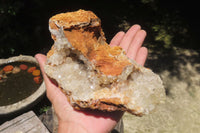 Natural Limonite Quartz Clusters x 4 From Solwezi, Zambia - Toprock Gemstones and Minerals
