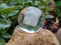 Polished Large Blue Lace Agate cobbed piece in PVC Resin Sphere - sold per item - From Namibia - Toprock Gemstones and Minerals