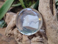 Polished Large Blue Lace Agate cobbed piece in PVC Resin Sphere - sold per item - From Namibia - Toprock Gemstones and Minerals