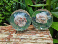 Polished Large Snakeskin Rhyolite Jasper cobbed piece in PVC Resin Sphere - sold per item - From Australia - Toprock Gemstones and Minerals