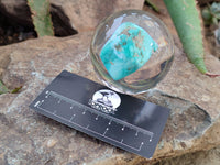 Polished Cobbed Chrysocolla in PVC Resin Spheres - sold per item - From Zimbabwe - Toprock Gemstones and Minerals