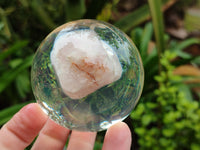 Polished Rose Quartz Free Form in PVC Resin Spheres - sold per item - From South Africa - Toprock Gemstones and Minerals