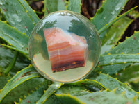 Polished Carnelian Agate in PVC Resin Spheres - sold per item - From Madagascar - Toprock Gemstones and Minerals