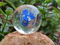 Polished Lapis Lazuli in PVC Resin Spheres - sold per item - From Afghanistan - Toprock Gemstones and Minerals