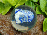 Polished Lapis Lazuli in PVC Resin Spheres - sold per item - From Afghanistan - Toprock Gemstones and Minerals