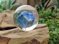 Polished Lapis Lazuli in PVC Resin Spheres - sold per item - From Afghanistan - Toprock Gemstones and Minerals