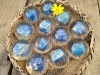 Polished Lapis Lazuli in PVC Resin Spheres - sold per item - From Afghanistan - Toprock Gemstones and Minerals