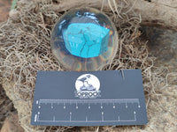 Polished Cobbed Blue Howlite in PVC Resin Spheres - sold per item - From Zimbabwe - Toprock Gemstones and Minerals