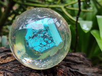 Polished Cobbed Blue Howlite in PVC Resin Spheres - sold per item - From Zimbabwe - Toprock Gemstones and Minerals