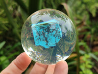 Polished Cobbed Blue Howlite in PVC Resin Spheres - sold per item - From Zimbabwe - Toprock Gemstones and Minerals