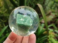 Polished Aventurine in PVC Resin Spheres - sold per item - From Zimbabwe - Toprock Gemstones and Minerals