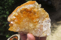 Natural Limonite Quartz Clusters x 6 From Solwezi, Zambia - Toprock Gemstones and Minerals