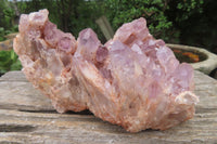 Natural Sugar Amethyst Quartz Clusters x 2 from Solwezi, Zambia - Toprock Gemstones and Minerals