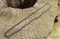 Polished Hematite Beaded Necklace - Sold Per Item - From Southern Africa - Toprock Gemstones and Minerals