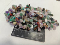 Polished Mixed Gemstone Hawaiian Style Beaded Tumble Chip Necklace - Sold Per Item - From Southern Africa - Toprock Gemstones and Minerals