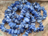 Polished Sodalite Beaded Tumble Chip Necklace - Sold Per Item - From Namibia - Toprock Gemstones and Minerals