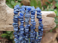 Polished Sodalite Beaded Tumble Chip Necklace - Sold Per Item - From Namibia - Toprock Gemstones and Minerals