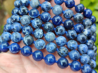Polished Sodalite Beaded Necklace - Sold Per Item - From Namibia - Toprock Gemstones and Minerals