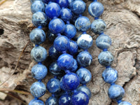 Polished Sodalite Beaded Necklace - Sold Per Item - From Namibia - Toprock Gemstones and Minerals