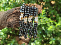 Polished Hematite and Freshwater Pearl Beaded Bracelet - Sold Per Item - From Southern Africa - Toprock Gemstones and Minerals