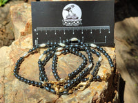 Polished Hematite and Freshwater Pearl Beaded Bracelet - Sold Per Item - From Southern Africa - Toprock Gemstones and Minerals