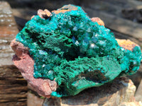 Natural Dioptase Cabinet Specimen x 1 From Congo - Toprock Gemstones and Minerals