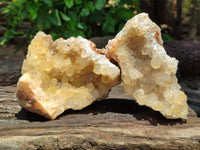 Natural Limonite Quartz Clusters x 5 From Solwezi, Zambia - Toprock Gemstones and Minerals