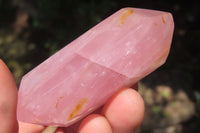 Polished Double Terminated Rose Quartz Points x 6 From Ambatondrazaka, Madagascar - Toprock Gemstones and Minerals