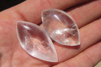 Polished Clear Quartz "Angel Tears" Pendant Pieces x 24 From Madagascar - Toprock Gemstones and Minerals