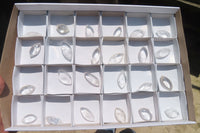 Polished Clear Quartz "Angel Tears" Pendant Pieces x 24 From Madagascar - Toprock Gemstones and Minerals