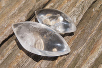 Polished Clear Quartz "Angel Tears" Pendant Pieces x 24 From Madagascar - Toprock Gemstones and Minerals