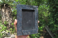 Hand Made Dumortierite Picture Frame in Box - Sold per Item - From Mozambique - Toprock Gemstones and Minerals