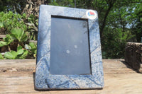 Hand Made Dumortierite Picture Frame in Box - Sold per Item - From Mozambique - Toprock Gemstones and Minerals