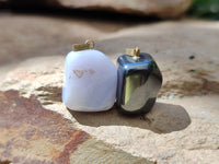 Polished Mixed Box Of 12 Gemstone Pendants - Sold Per Box - From Southern Africa - Toprock Gemstones and Minerals