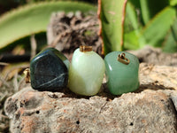 Polished Mixed Box Of 12 Gemstone Pendants - Sold Per Box - From Southern Africa - Toprock Gemstones and Minerals