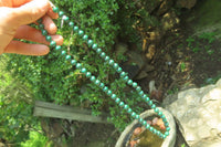 Polished Malachite Ball Shaped Beaded Necklace - Sold Per Item- From Congo - Toprock Gemstones and Minerals