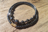 Polished Hematite Beaded Choker - Sold Per Item - From Southern Africa - Toprock Gemstones and Minerals