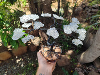 Hand Made Quartz Tumble Chip & Wire Wrap Tree - Sold Per Item - From South Africa - Toprock Gemstones and Minerals